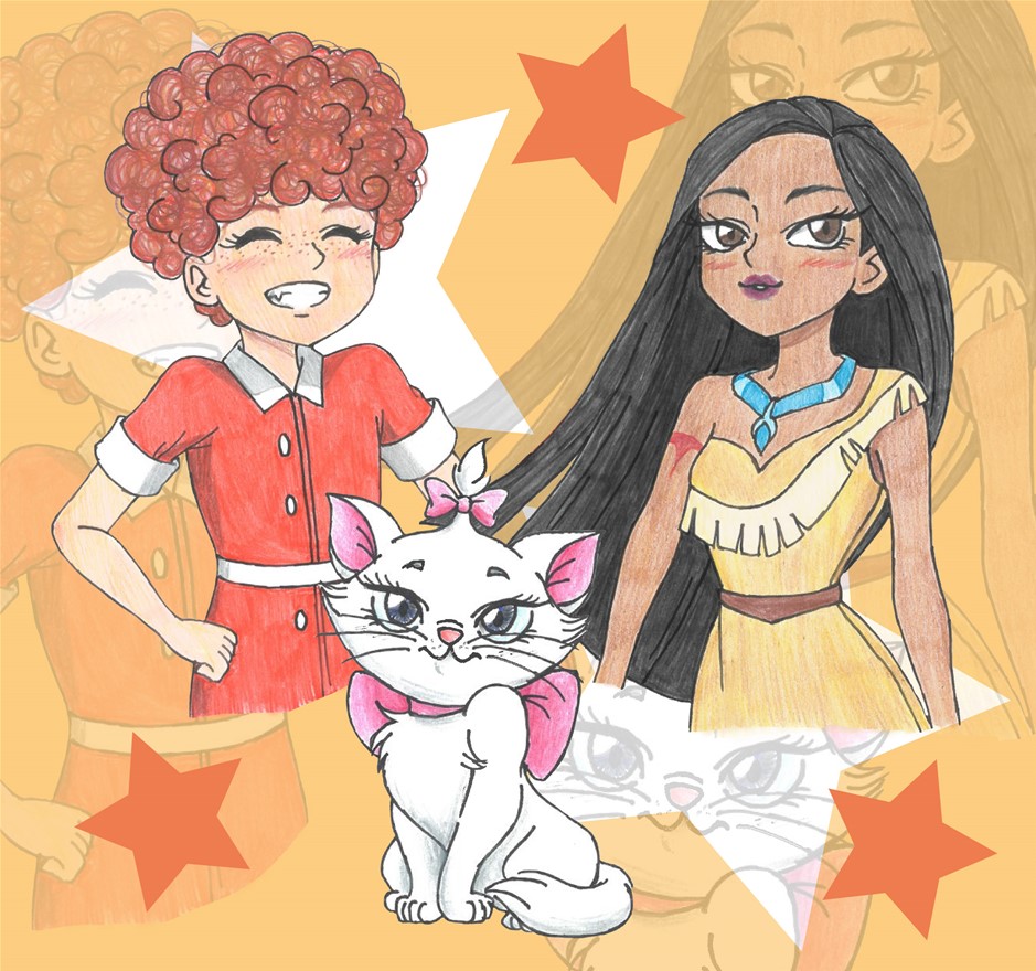 3 musicals in 1: Annie, Pocahontas en Aristocats